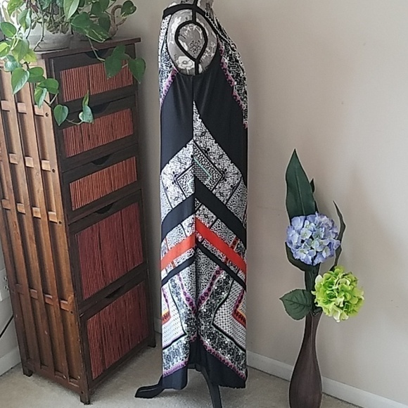 NY Collection handkerchief hem maxi dress sz. S - Picture 4 of 8